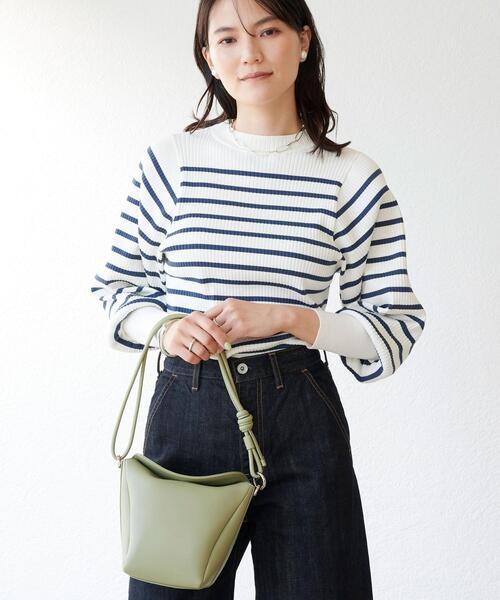 green label relaxing(グリーンレーベルリラクシング)の「<Kabinett(カビネ)>BOX 2WAY バッグ(ショルダーバッグ・レディース・ダークブラウン/ケリー・FREE)」の7枚目の写真