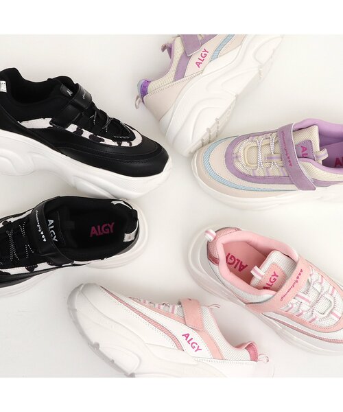 algy（アルジー）の「厚底スニーカー（スニーカー・キッズ・グレー/パープル/ピンク・23/24/22）」の18枚目の写真