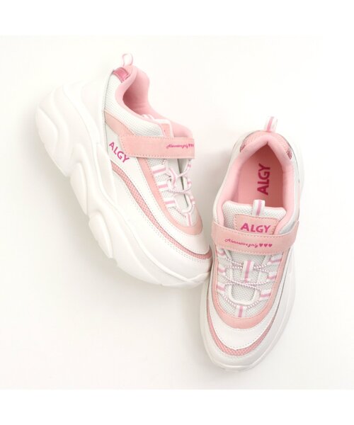 algy（アルジー）の「厚底スニーカー（スニーカー・キッズ・グレー/パープル/ピンク・23/24/22）」の19枚目の写真