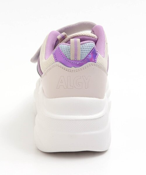 algy（アルジー）の「厚底スニーカー（スニーカー・キッズ・グレー/パープル/ピンク・23/24/22）」の9枚目の写真