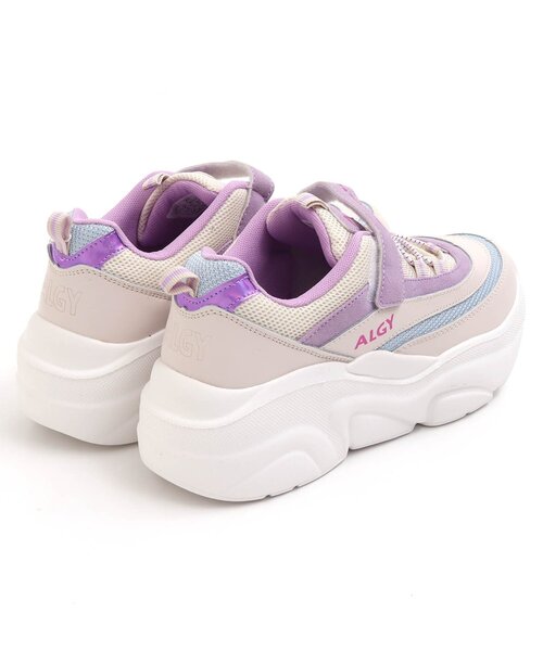 algy（アルジー）の「厚底スニーカー（スニーカー・キッズ・グレー/パープル/ピンク・23/24/22）」の8枚目の写真