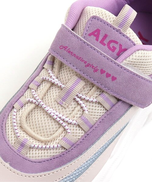 algy（アルジー）の「厚底スニーカー（スニーカー・キッズ・グレー/パープル/ピンク・23/24/22）」の13枚目の写真