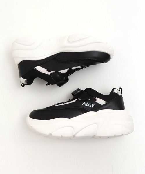 algy（アルジー）の「厚底スニーカー（スニーカー・キッズ・グレー/パープル/ピンク・23/24/22）」の2枚目の写真