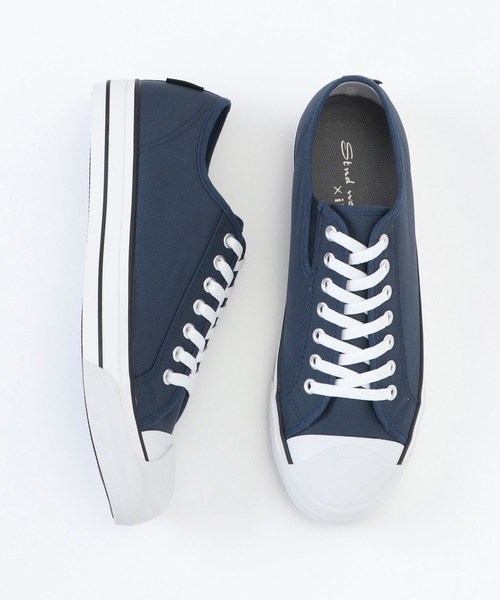 ikka（イッカ）の「CORDURA(R) コーデュラ スニーカー（スニーカー・メンズ・ホワイト/ブラック/ネイビー・M/L/XL）」の3枚目の写真