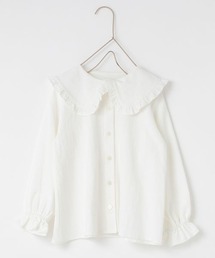 LOWRYS FARM | コットンフリルカラーブラウス  262459(シャツ/ブラウス)