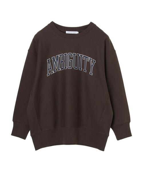 AMERICAN HOLIC（アメリカンホリック）の「ロゴ裏毛プルオーバー（スウェット・レディース・チャコールグレー/オフホワイト/グリーン・M/L）」の13枚目の写真