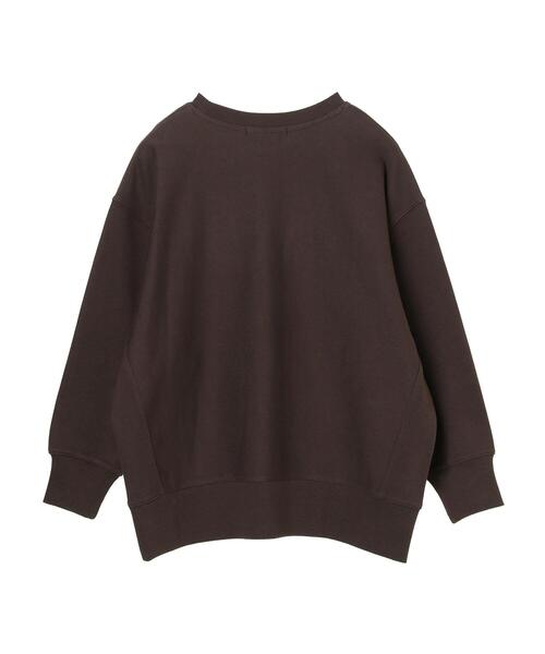 AMERICAN HOLIC（アメリカンホリック）の「ロゴ裏毛プルオーバー（スウェット・レディース・チャコールグレー/オフホワイト/グリーン・M/L）」の12枚目の写真