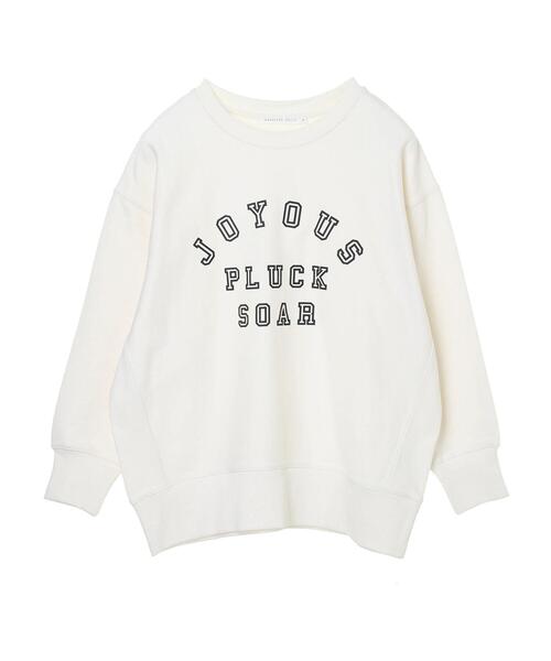 AMERICAN HOLIC（アメリカンホリック）の「ロゴ裏毛プルオーバー（スウェット・レディース・チャコールグレー/オフホワイト/グリーン・M/L）」の6枚目の写真