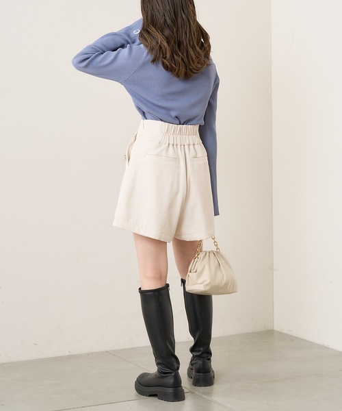 Chico（チコ）の「【SET UP対応・Sサイズあり】金釦ハイウエストショートパンツ（その他パンツ・レディース・ピンク/ネイビー/ベージュ/アイボリー・FREE/SMALL）」の10枚目の写真