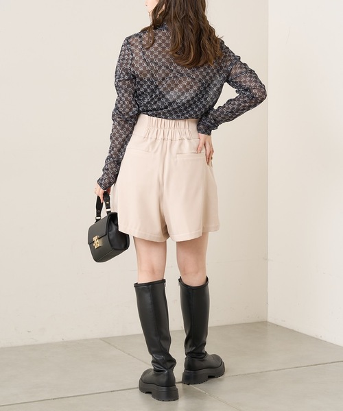 Chico（チコ）の「【SET UP対応・Sサイズあり】金釦ハイウエストショートパンツ（その他パンツ・レディース・ピンク/ネイビー/ベージュ/アイボリー・FREE/SMALL）」の20枚目の写真