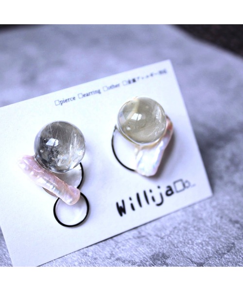 tone(トーン)の「【Willija】金属アレルギー対応《Melting Pearl》イヤリング(MA)(イヤリング・レディース・ホワイト・FREE)」の5枚目の写真