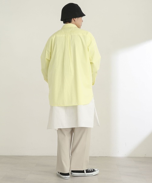 SENSE OF PLACE by URBAN RESEARCH（センスオブプレイスバイアーバンリサーチ）の「『セットアップ対応』ワイドスラックス（スラックス・メンズ・グレー/ライトベージュ・SMALL/MEDIUM/LARGE）」の6枚目の写真