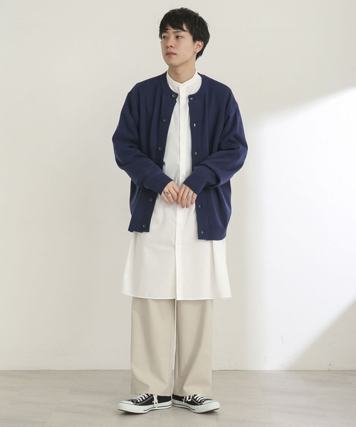 SENSE OF PLACE by URBAN RESEARCH（センスオブプレイスバイアーバンリサーチ）の「『セットアップ対応』ワイドスラックス（スラックス・メンズ・グレー/ライトベージュ・SMALL/MEDIUM/LARGE）」の7枚目の写真