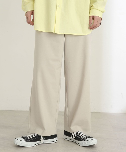 SENSE OF PLACE by URBAN RESEARCH（センスオブプレイスバイアーバンリサーチ）の「『セットアップ対応』ワイドスラックス（スラックス・メンズ・グレー/ライトベージュ・SMALL/MEDIUM/LARGE）」の20枚目の写真