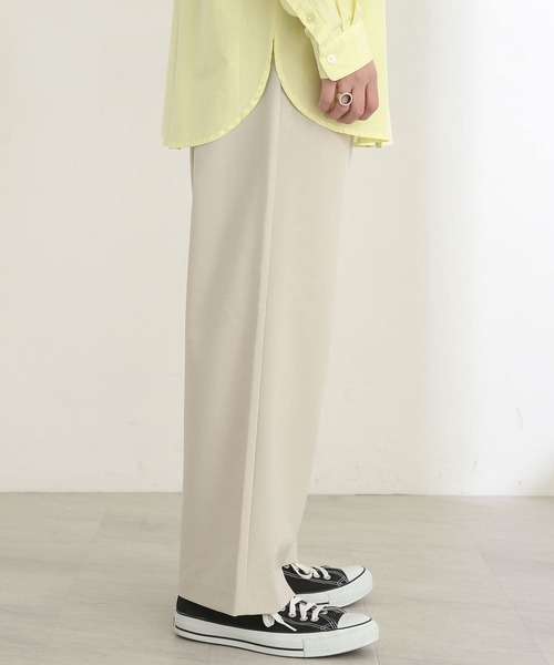 SENSE OF PLACE by URBAN RESEARCH（センスオブプレイスバイアーバンリサーチ）の「『セットアップ対応』ワイドスラックス（スラックス・メンズ・グレー/ライトベージュ・SMALL/MEDIUM/LARGE）」の22枚目の写真