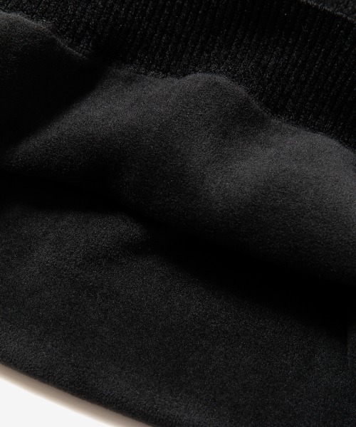 rehacer（レアセル）の「rehacer : Warm Boa Knit / ウォーム マイクロ ボア ニット（ニット/セーター・メンズ・ブラック/グレー・MEDIUM/LARGE/X-LARGE）」の3枚目の写真