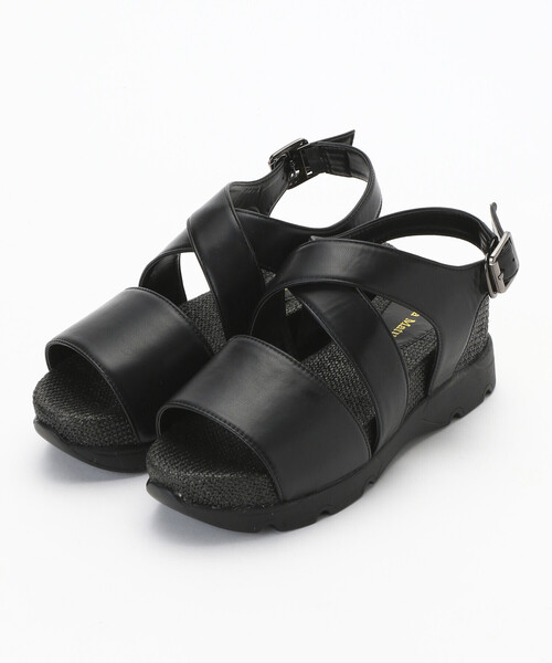 Comme　Ca　Mature（コムサマチュア）の「クロスベルト　サンダル（サンダル・レディース・ホワイト/ブラック・22.5cm/23.5cm/24.5cm）」の11枚目の写真