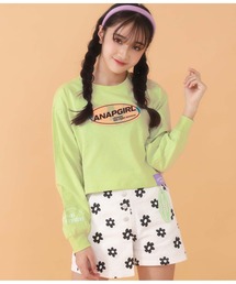 ANAP GｉRL（アナップガール）の「ホログラムワッペン付ロンT（Tシャツ/カットソー・キッズ）」