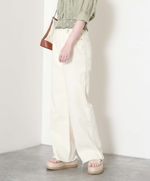 archives | カットオフハイウエストセミフレアワイドデニムパンツ(デニムパンツ)