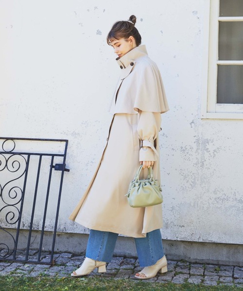 archives（アルシーヴ）の「カットオフハイウエストセミフレアワイドデニムパンツ（デニムパンツ・レディース・ネイビー/サックスブルー/アイボリー・MEDIUM/SMALL）」の7枚目の写真