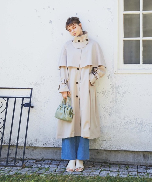 archives（アルシーヴ）の「カットオフハイウエストセミフレアワイドデニムパンツ（デニムパンツ・レディース・ネイビー/サックスブルー/アイボリー・MEDIUM/SMALL）」の6枚目の写真