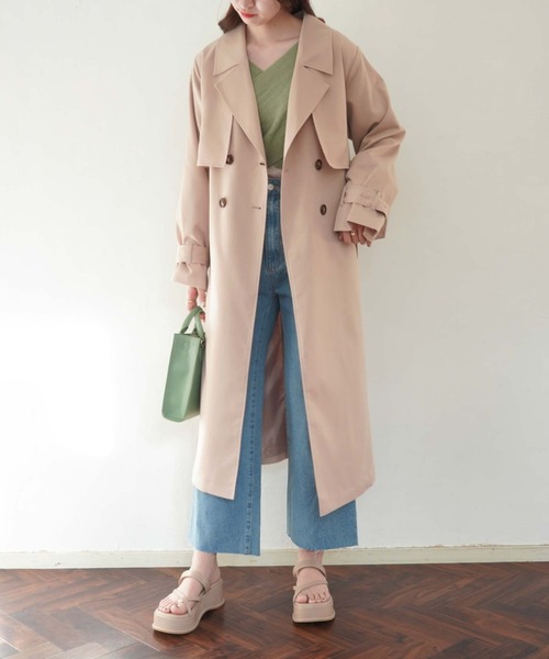 archives（アルシーヴ）の「カットオフハイウエストセミフレアワイドデニムパンツ（デニムパンツ・レディース・ネイビー/サックスブルー/アイボリー・MEDIUM/SMALL）」の17枚目の写真