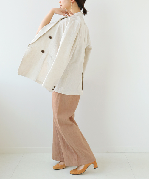 Simplicite（サンプリシテ）の「エプロンサロペット◆（サロペット/オーバーオール・レディース・ブラック/ベージュ/ピンク・FREE）」の22枚目の写真