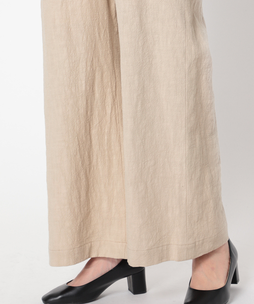 Simplicite（サンプリシテ）の「エプロンサロペット◆（サロペット/オーバーオール・レディース・ブラック/ベージュ/ピンク・FREE）」の13枚目の写真