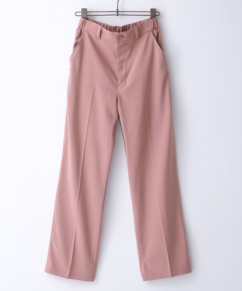 n'OrLABEL（ノアールレーベル）の「【廃盤】【機能素材】『センタープレスストレートカラーパンツ』（その他パンツ・レディース・ライトグリーン/ロイヤルブルー/ダークグリーン/ブラック/グレイッシュブルー/ピンク/ライトグレー・1/2）」の7枚目の写真