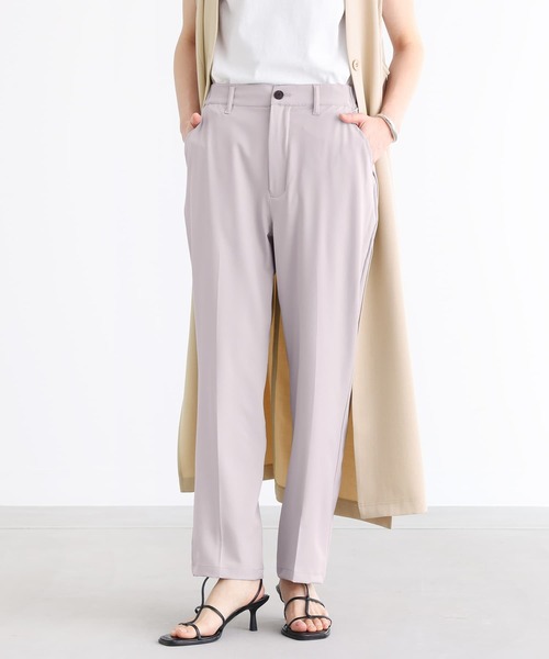 n'OrLABEL（ノアールレーベル）の「【廃盤】【機能素材】『センタープレスストレートカラーパンツ』（その他パンツ・レディース・ライトグリーン/ロイヤルブルー/ダークグリーン/ブラック/グレイッシュブルー/ピンク/ライトグレー・1/2）」の2枚目の写真