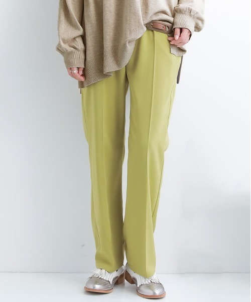 n'OrLABEL（ノアールレーベル）の「【廃盤】【機能素材】『センタープレスストレートカラーパンツ』（その他パンツ・レディース・ライトグリーン/ロイヤルブルー/ダークグリーン/ブラック/グレイッシュブルー/ピンク/ライトグレー・1/2）」の14枚目の写真