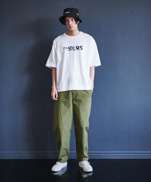 SILAS(サイラス)の「S/S CUT OFF LOGO TEE サイラスカットオフロゴ半袖Tシャツ(Tシャツ/カットソー・メンズ・ホワイト/ブラック・L/M/XL)」の18枚目の写真