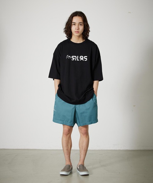 SILAS(サイラス)の「S/S CUT OFF LOGO TEE サイラスカットオフロゴ半袖Tシャツ(Tシャツ/カットソー・メンズ・ホワイト/ブラック・L/M/XL)」の20枚目の写真