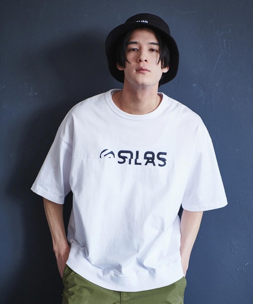 SILAS(サイラス)の「S/S CUT OFF LOGO TEE サイラスカットオフロゴ半袖Tシャツ(Tシャツ/カットソー・メンズ・ホワイト/ブラック・L/M/XL)」の17枚目の写真
