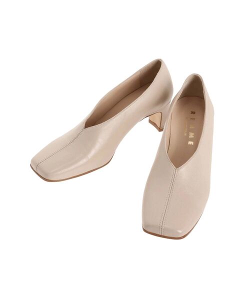 LAGUNAMOON（ラグナムーン）の「【REMME】カッティングパンプス（パンプス・レディース・アイボリー/キャメル・SMALL/MEDIUM）」の8枚目の写真