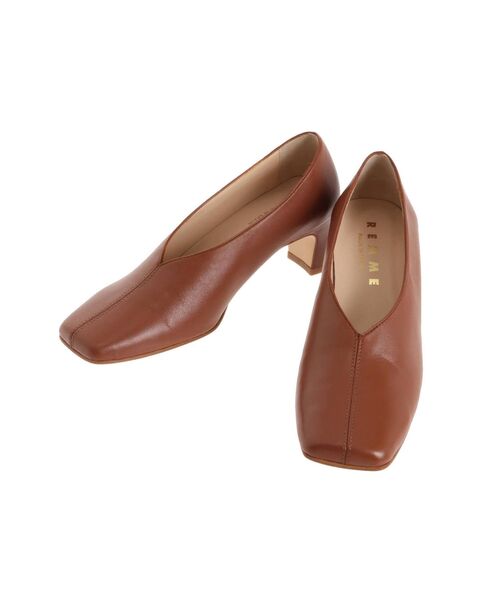 LAGUNAMOON（ラグナムーン）の「【REMME】カッティングパンプス（パンプス・レディース・アイボリー/キャメル・SMALL/MEDIUM）」の14枚目の写真