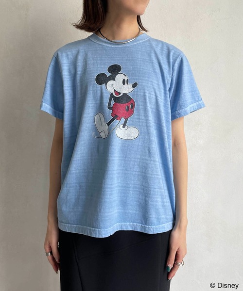 GOOD ROCK SPEED(グッドロックスピード)の「【GOOD ROCK SPEED】MICKEY Tシャツ(Tシャツ/カットソー・レディース・ブルー・FREE)」の14枚目の写真