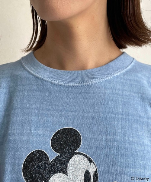 GOOD ROCK SPEED(グッドロックスピード)の「【GOOD ROCK SPEED】MICKEY Tシャツ(Tシャツ/カットソー・レディース・ブルー・FREE)」の3枚目の写真