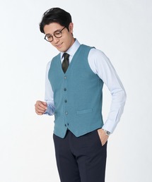 ハーフミラノ ニットジレ