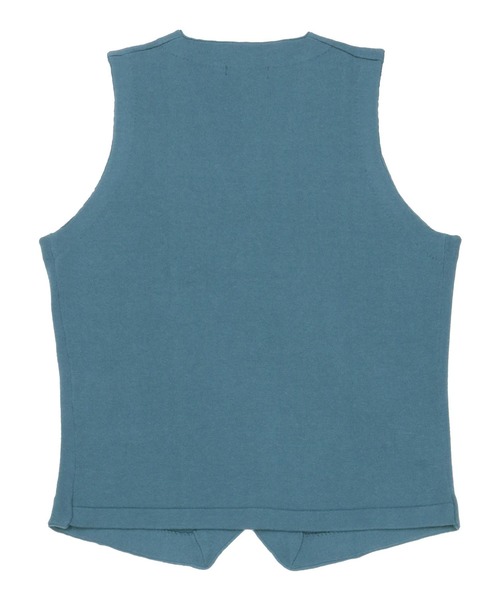 TOKYO SHIRTS（トウキョウシャツ）の「ハーフミラノ ニットジレ（ベスト・メンズ・スカイブルー/ネイビー・L/XL/LL/M）」の4枚目の写真