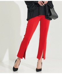 フロントスリットストレートパンツ