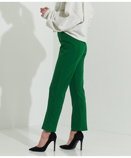 LATINA（ラティーナ）の「フロントスリットストレートパンツ（その他パンツ・レディース・ブラック/レッド/グリーン・FREE）」の6枚目の写真