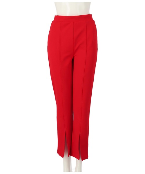 LATINA（ラティーナ）の「フロントスリットストレートパンツ（その他パンツ・レディース・ブラック/レッド/グリーン・FREE）」の9枚目の写真