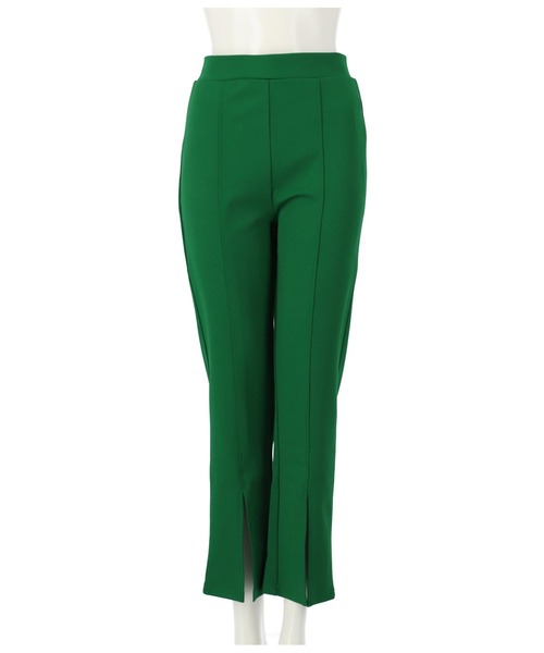 LATINA（ラティーナ）の「フロントスリットストレートパンツ（その他パンツ・レディース・ブラック/レッド/グリーン・FREE）」の8枚目の写真