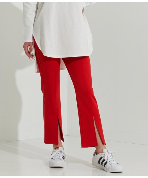 LATINA（ラティーナ）の「フロントスリットストレートパンツ（その他パンツ・レディース・ブラック/レッド/グリーン・FREE）」の12枚目の写真