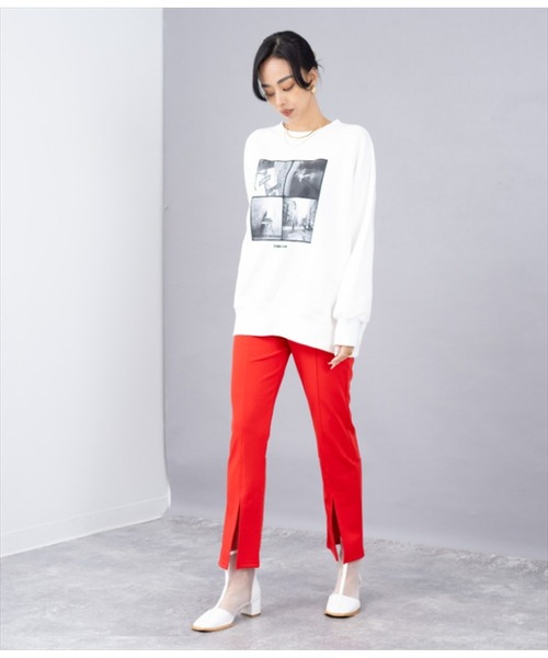 LATINA（ラティーナ）の「フロントスリットストレートパンツ（その他パンツ・レディース・ブラック/レッド/グリーン・FREE）」の18枚目の写真