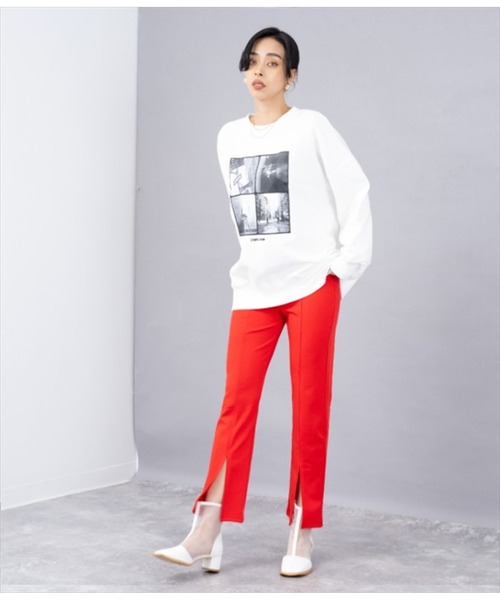 LATINA（ラティーナ）の「フロントスリットストレートパンツ（その他パンツ・レディース・ブラック/レッド/グリーン・FREE）」の19枚目の写真