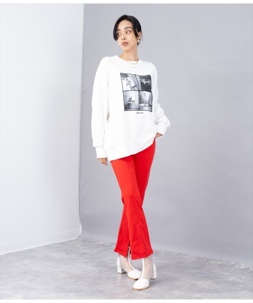 LATINA（ラティーナ）の「フロントスリットストレートパンツ（その他パンツ・レディース・ブラック/レッド/グリーン・FREE）」の21枚目の写真