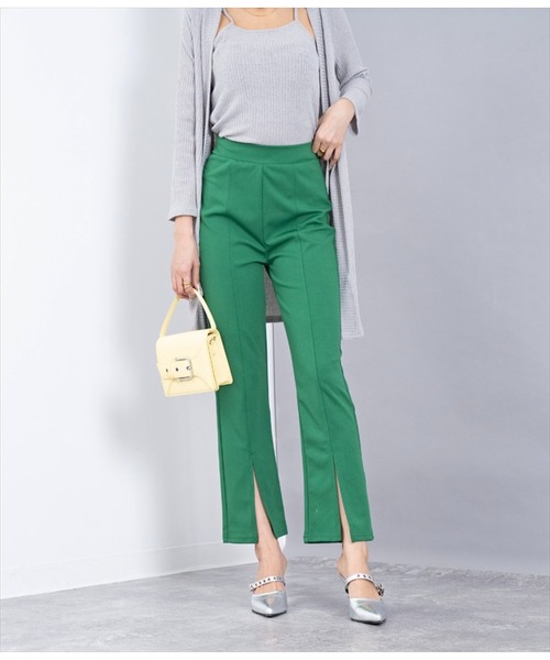 LATINA（ラティーナ）の「フロントスリットストレートパンツ（その他パンツ・レディース・ブラック/レッド/グリーン・FREE）」の22枚目の写真