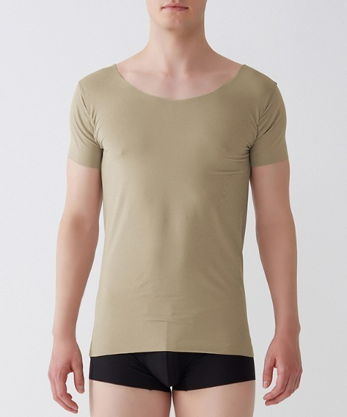 Bodywild ボディワイルド Tシャツ映えインナー ボートネックtシャツ 脇パッド付 Tシャツ カットソー Body Wild ボディーワイルド のファッション通販 Zozotown